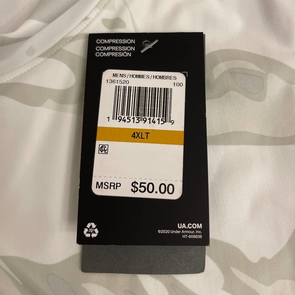 NEW Under Armour Men Tank Top Iso-Chill Sz 4XL Tall NWT - Picture 9 of 10